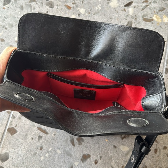 SCHUTZ snake embossed leather shoulder bag - Picture 3 of 5